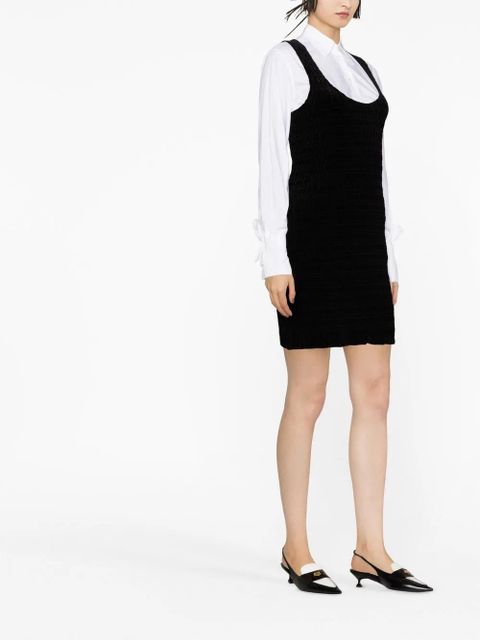 GANNI scoop-neck sleeveless dress - Black - zdjęcie produktu nr 2