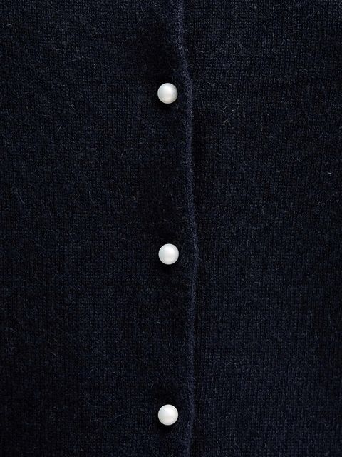 United Colors of Benetton kardigan kaszmirowy damski kolor granatowy 1033D502A - zdjęcie produktu nr 2