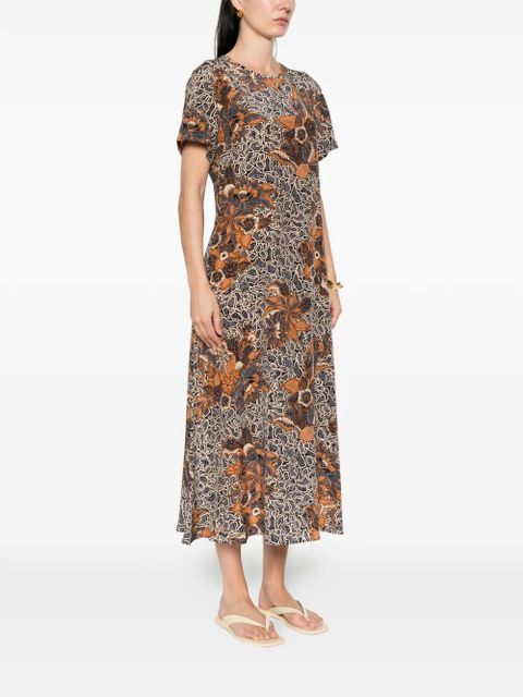 Weekend Max Mara floral dress - Brown