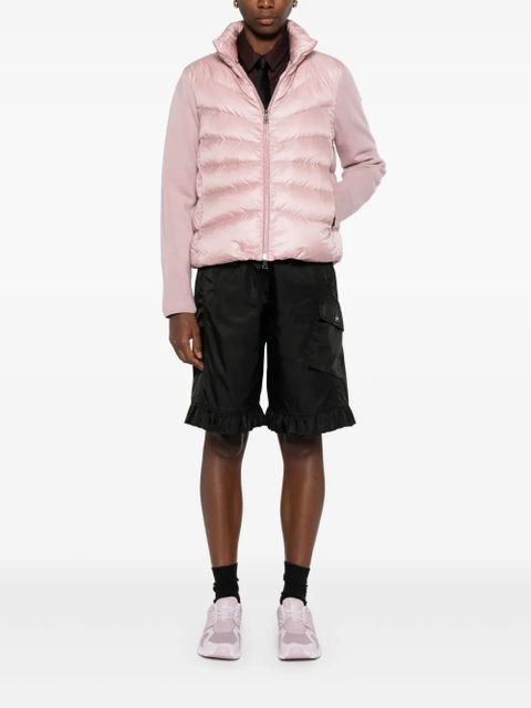Moncler quilted shell jacket - Pink