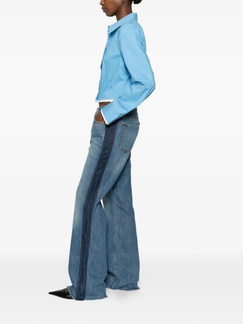 RE/DONE frayed-hem jeans - Blue - zdjęcie produktu nr 2
