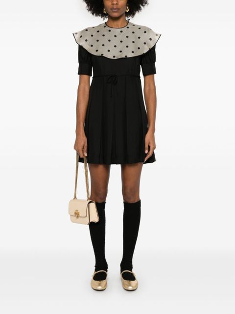 Valentino Garavani polka dot-print mini dress - Black