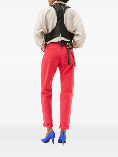Versace straight-leg jeans - Red