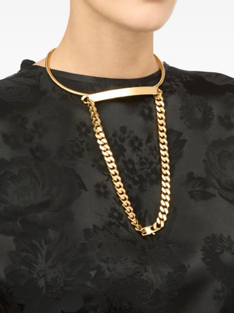 MM6 Maison Margiela chain necklace - Gold