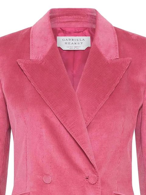 Gabriela Hearst Angela double-breasted blazer - Pink - zdjęcie produktu nr 2