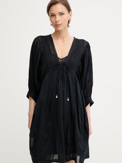 Twinset sukienka rozkloszowana bawełniana - zdjęcie produktu nr 1