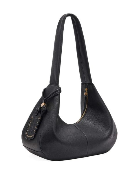 GANNI medium Hobo tote bag - Black