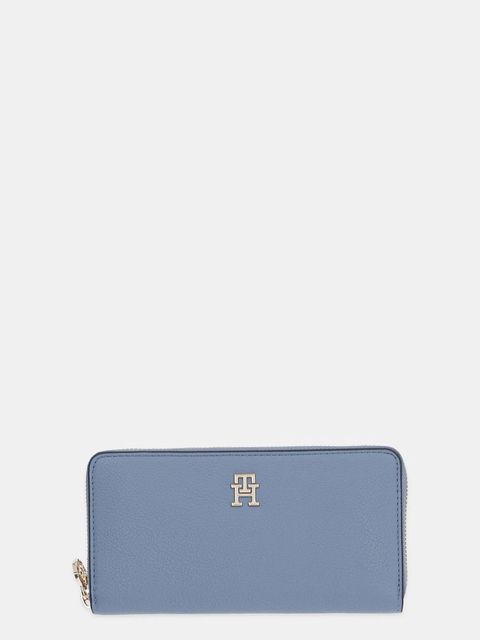 Tommy Hilfiger portfel damski kolor niebieski AW0AW17482 - zdjęcie produktu nr 1