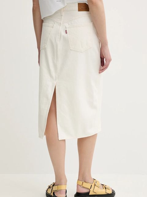 Levi's spódnica jeansowa HR BACK SLIT SKIRT