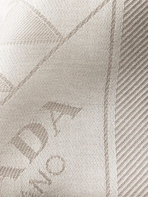 Prada silk, viscose and Lurex shawl - Neutrals - zdjęcie produktu nr 2