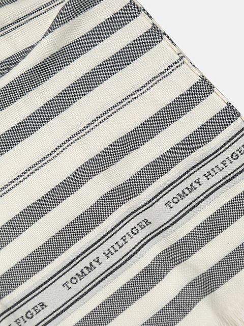 Tommy Hilfiger szalik z domieszką lnu - zdjęcie produktu nr 2