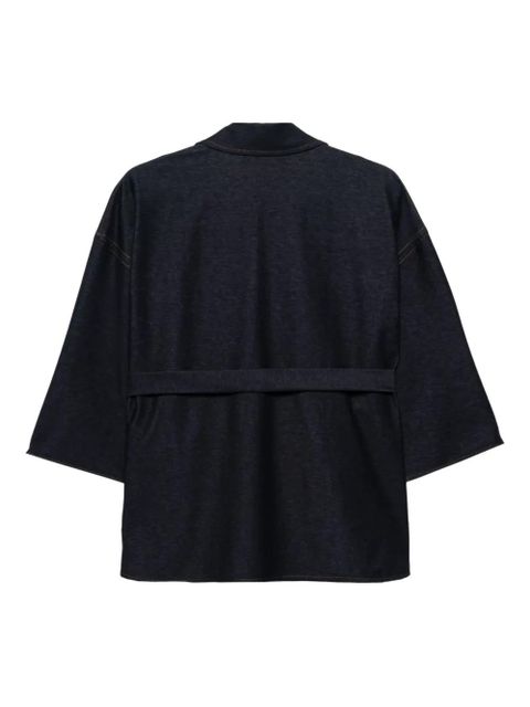 Max Mara belted jacket - Blue - zdjęcie produktu nr 2