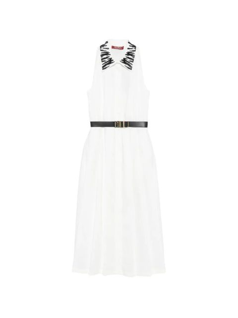 Max Mara bead-embellishment midi dress - White - zdjęcie produktu nr 1