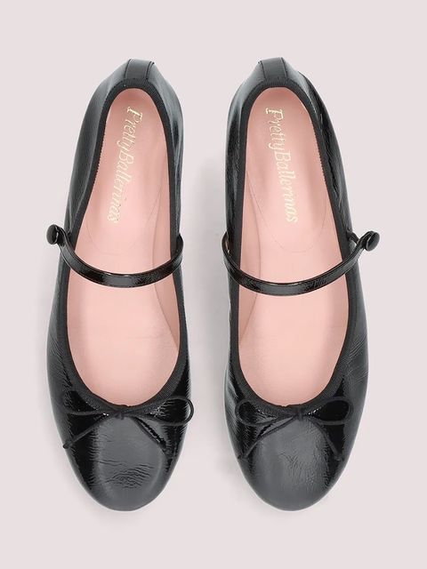 Pretty Ballerinas baleriny skórzane Gretschen kolor czarny 52237_A - zdjęcie produktu nr 2