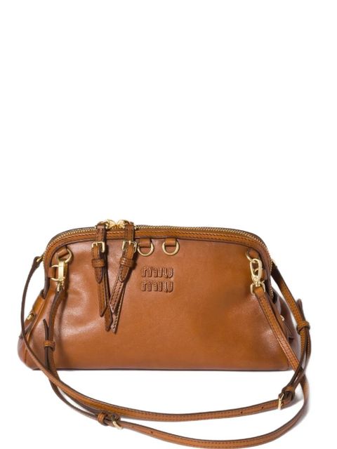 Miu Miu Caprice removable-strap leather shoulder bag - Brown - zdjęcie produktu nr 2