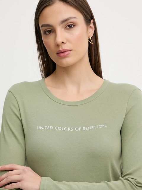 United Colors of Benetton longsleeve bawełniany