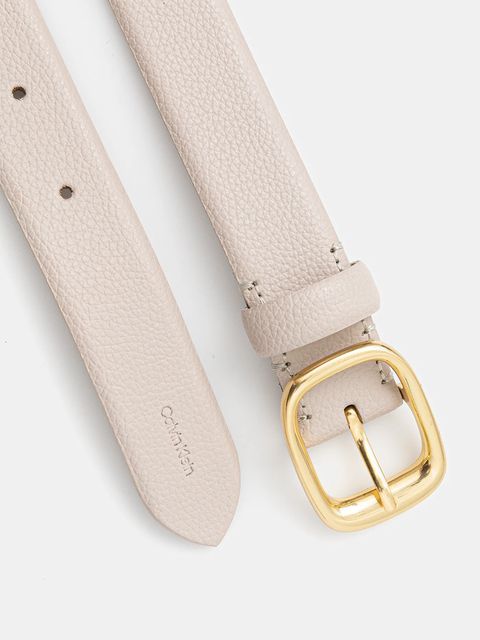 Calvin Klein pasek skórzany damski kolor beżowy LV04F7023G - zdjęcie produktu nr 2