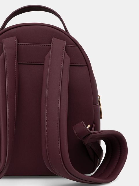 Love Moschino plecak damski kolor fioletowy mały z aplikacją JC4197PP1NKD0552