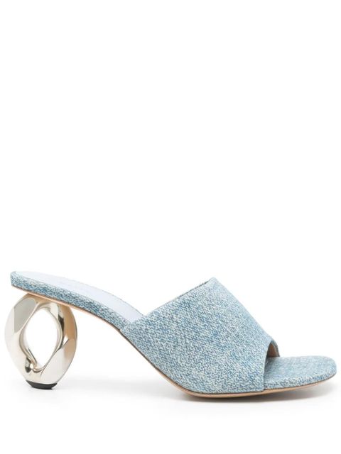 JW Anderson 70mm Chain-heel sandals - Blue - zdjęcie produktu nr 1