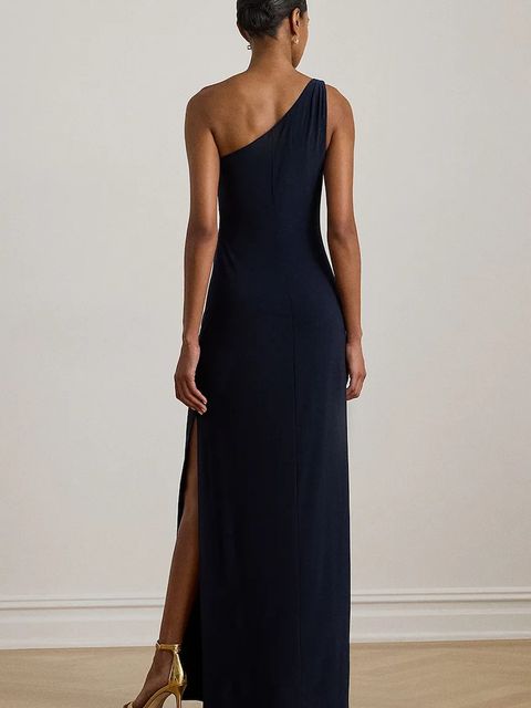 Lauren Ralph Lauren sukienka kolor granatowy maxi dopasowana 253980922 - zdjęcie produktu nr 2