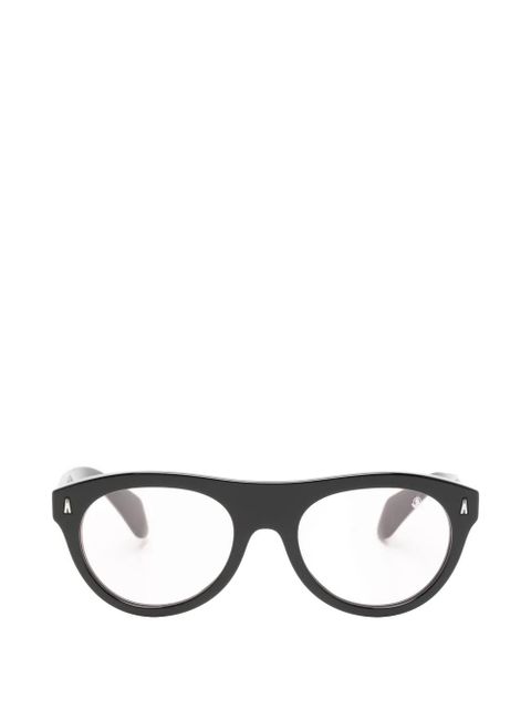 Moncler Eyewear Splash round-frame sunglasses - Black - zdjęcie produktu nr 1