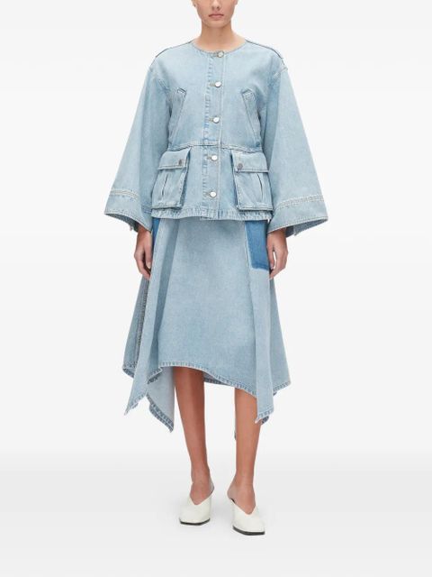 3.1 Phillip Lim flap-pocket jacket - Blue - zdjęcie produktu nr 2