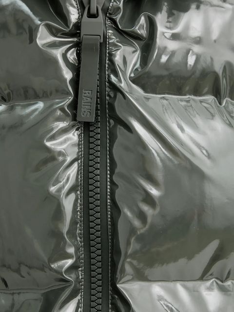 Rains kurtka 15130 Alta Longer Puffer Jacket kolor zielony zimowa 15130