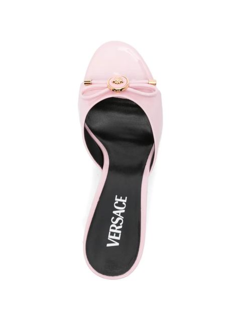 Versace Opera bow leather sandals - Pink