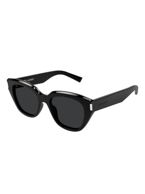 Saint Laurent Eyewear geometric sunglasses - Black - zdjęcie produktu nr 2
