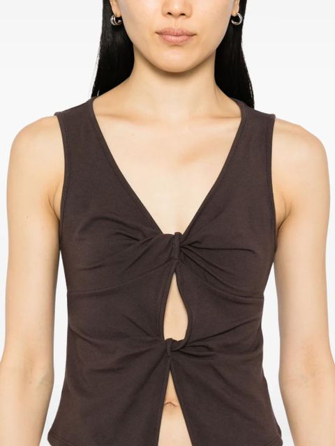 Reformation Tefi vest top - Brown