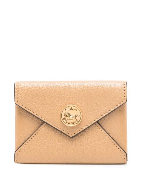 Chloé grainy logo purse - Neutrals - zdjęcie produktu nr 1
