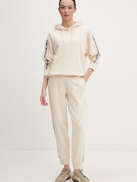 Puma bluza z kapturem damska bawełniana Essentials Graphic Animal - zdjęcie produktu nr 1