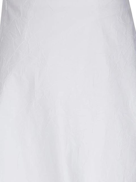Róhe twisted crushed skirt - White