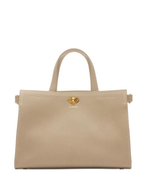 Burberry leather twist-lock tote bag - Neutrals - zdjęcie produktu nr 1