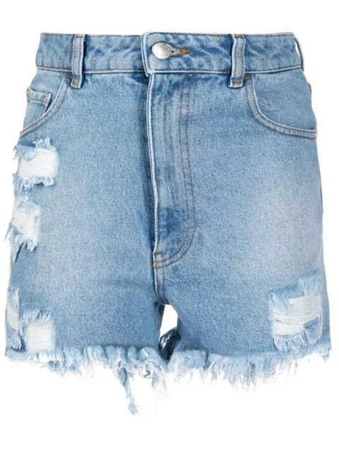 GCDS ripped denim shorts - Blue - zdjęcie produktu nr 1