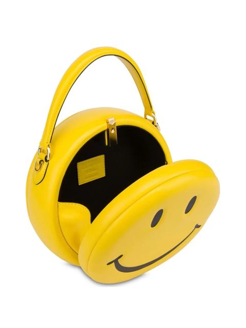Moschino smiley-face tote bag - Yellow