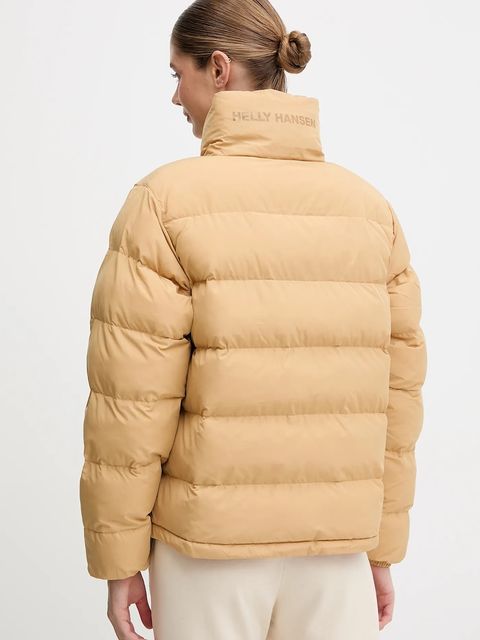 Helly Hansen kurtka dwustronna YU 23 REVERSIBLE PUFFER damska kolor żółty zimowa oversize 54061