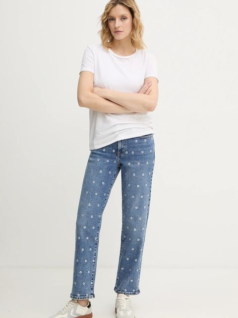 Dkny jeansy damskie medium waist DJ6B4196