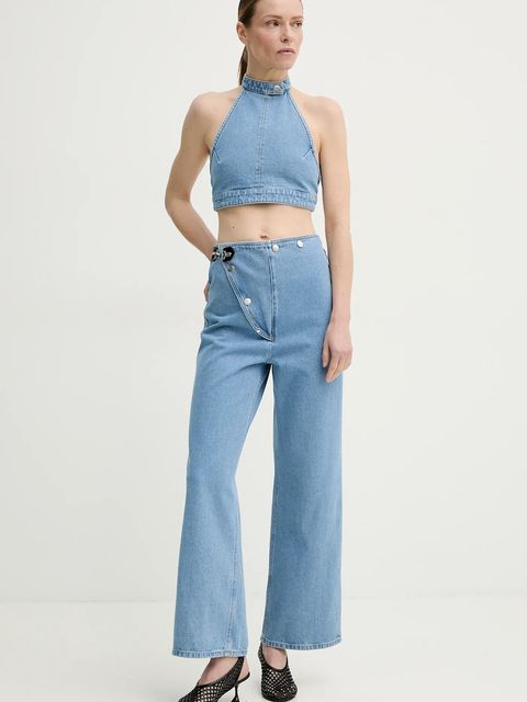 Nanushka jeansy bawełniane MAKENA - zdjęcie produktu nr 2