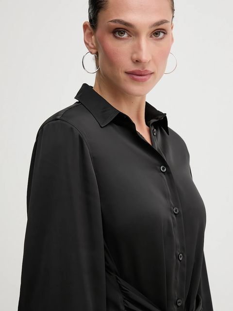 Rotate sukienka kolor czarny mini rozkloszowana 114334100