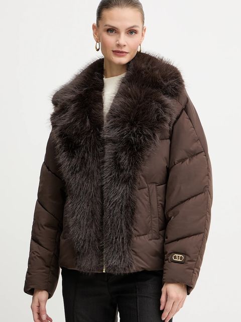 Marciano by Guess kurtka ESTELLA kolor brązowy zimowa 5BGL33 7378A - zdjęcie produktu nr 1