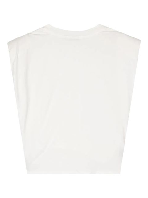 Simkhai Estelle draped crop top - White - zdjęcie produktu nr 2