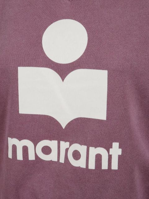 MARANT ÉTOILE logo-print long-sleeve sweatshirt - Pink