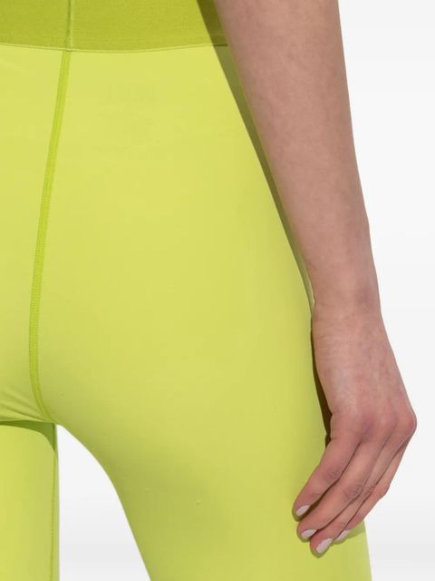 Diesel Adeline logo-waistband leggings - Yellow