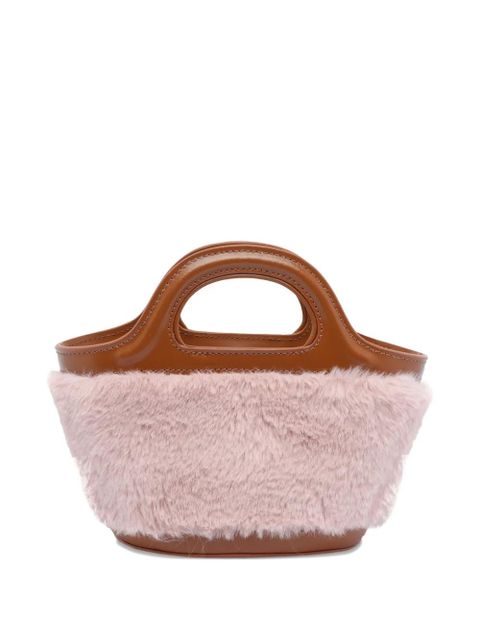 Marni trimmed leather mini bag - Pink - zdjęcie produktu nr 2