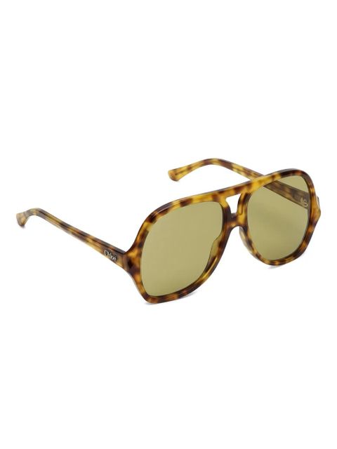 Chloé Eyewear Salomé sunglasses - Brown - zdjęcie produktu nr 2