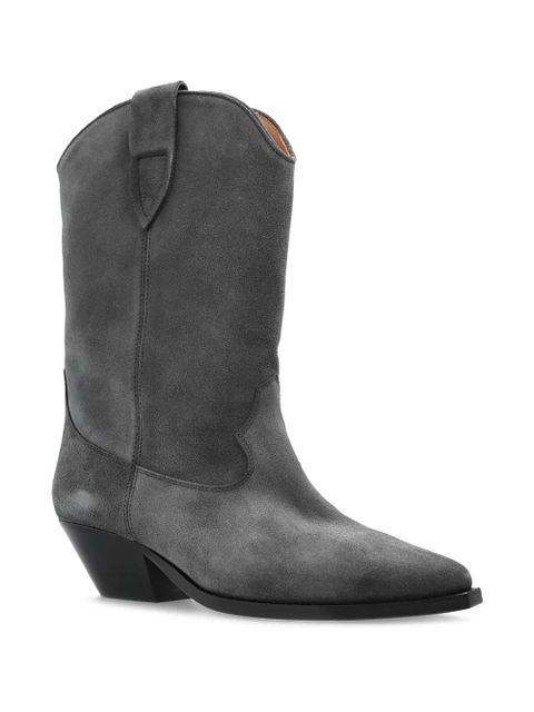 ISABEL MARANT 40mm Duerto suede ankle boots - Grey