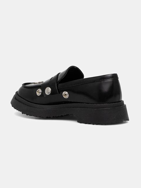 Camper mokasyny skórzane TWS damskie kolor czarny na platformie K201832-001 - zdjęcie produktu nr 2