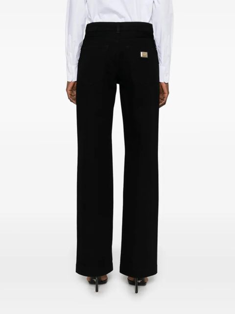 Dolce & Gabbana straight-leg jeans - Black