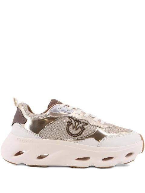 PINKO logo-appliqué sneakers - Neutrals - zdjęcie produktu nr 1